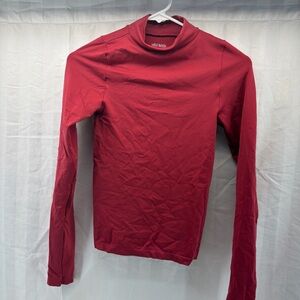 Wild Fable Burgundy Turtleneck Top
